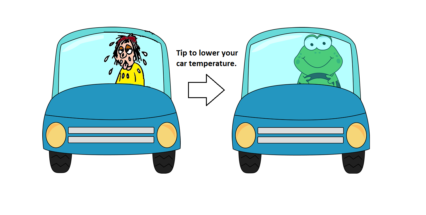 Tip to Lower car temperature
