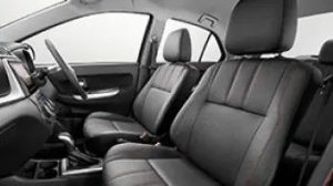 Semi-bucket leather seats