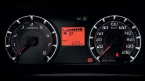 White-illuminated meter