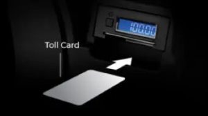 Built-in toll reader