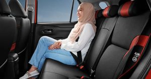 Spacious legroom