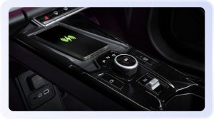 Wireless charger & easy-reach buttons