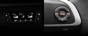 Digital air-con controls