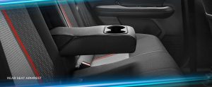 Rear seat armrest